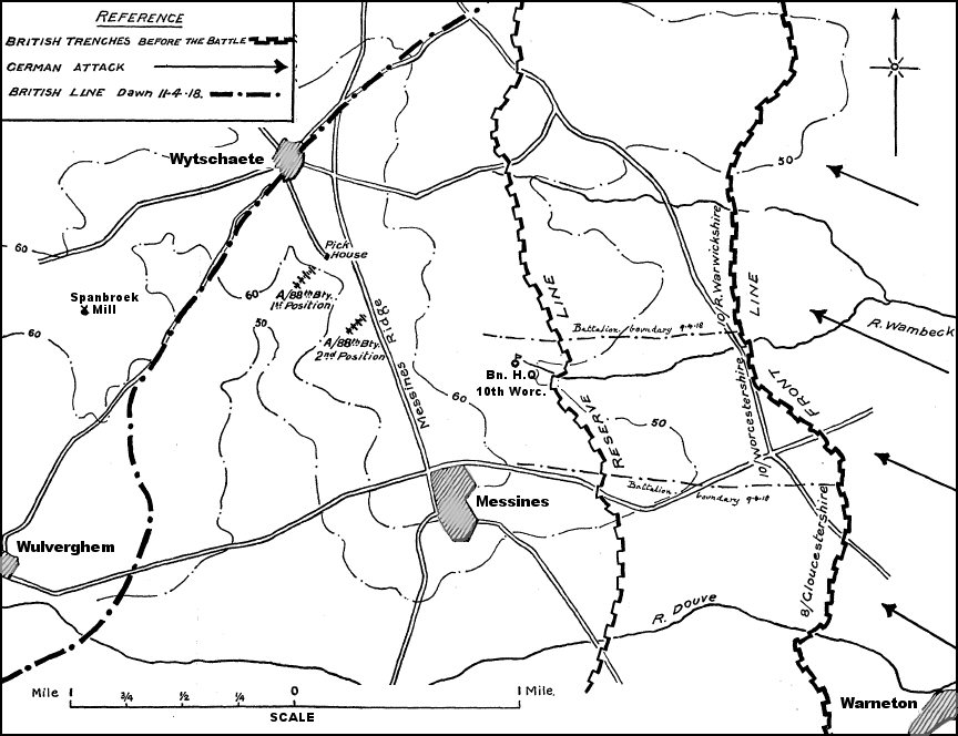 Battle Messines Ridge April 1918
