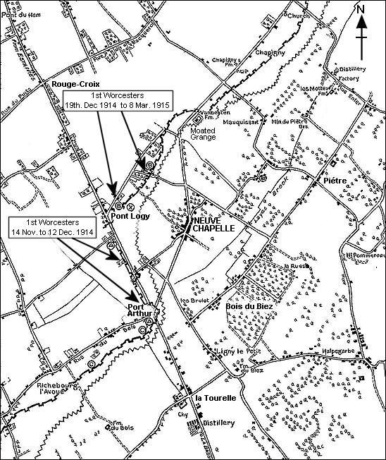 Neuve Chapelle sector 1914