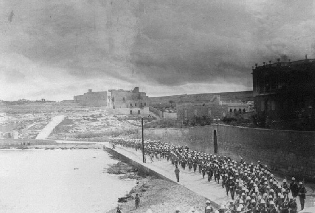 1st Worcestershire Regt. in Alexandria 1914