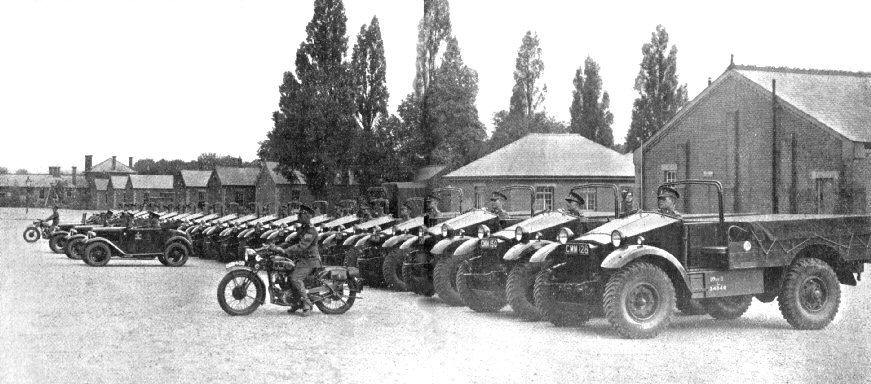 1st Battalion Worcestershire new Morris Trucks 1936