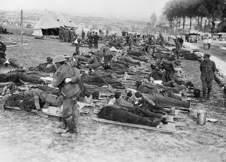 Wounded south of Albert 1916