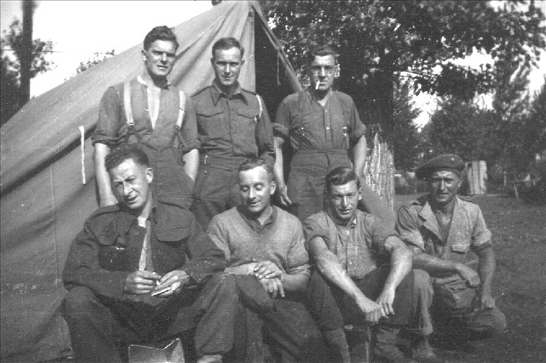 Men of the 1st Worcesters at Lummen (17th September 1944)