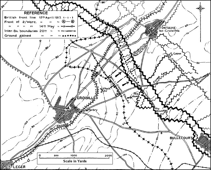 The Croisilles Valley (15th April to 20th May 1917)