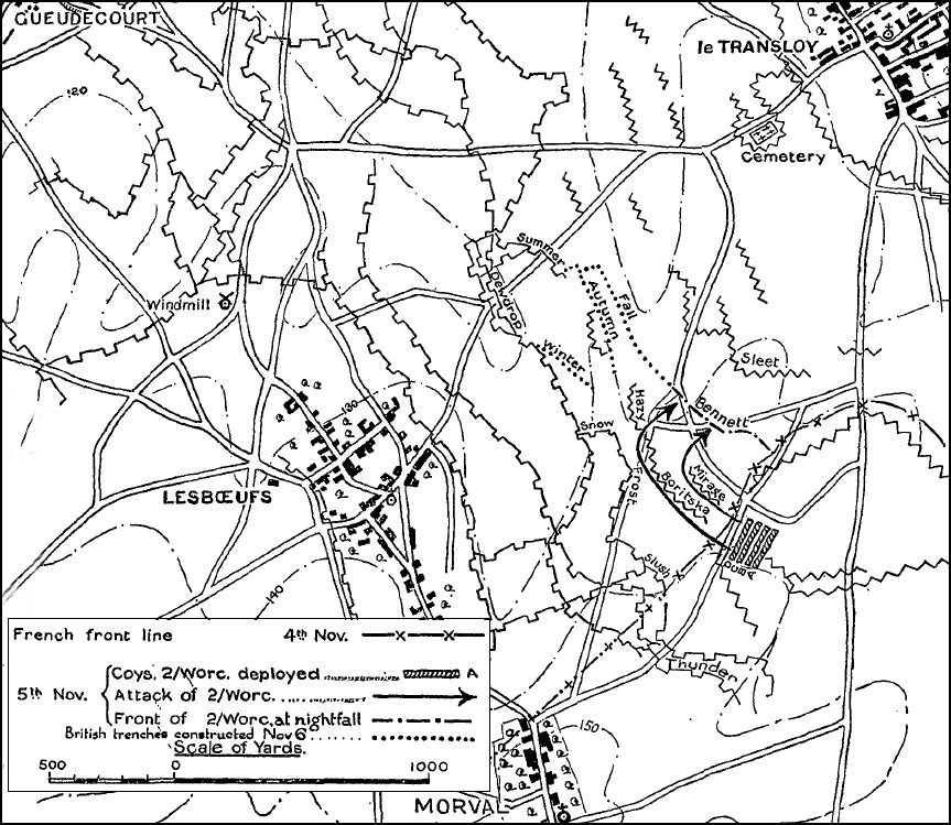Battle of Le Transloy - 5th November 1916