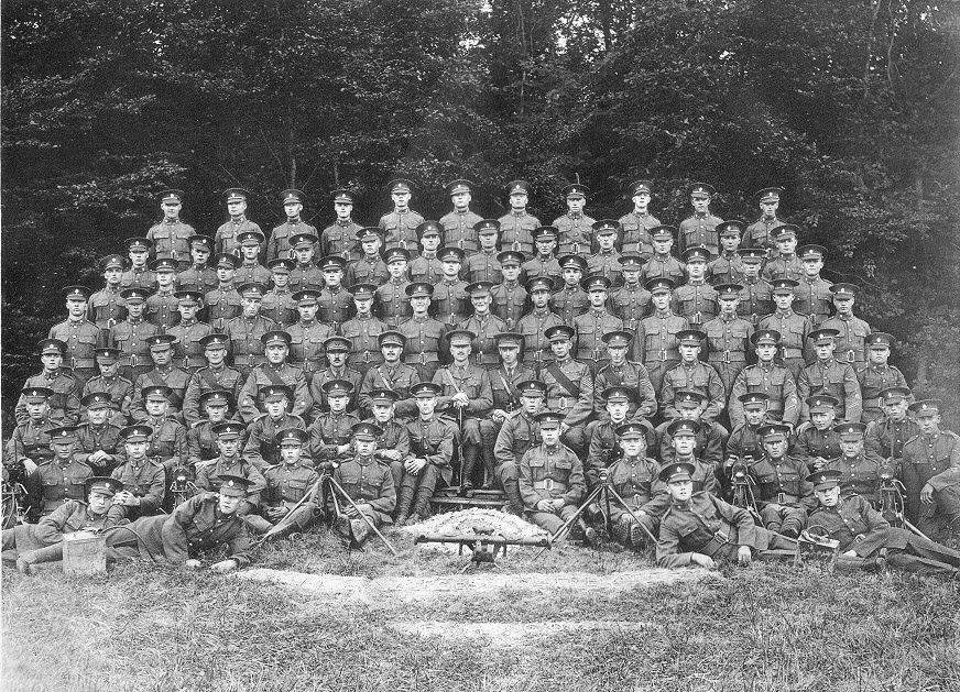 2nd Battalion Worcestershire Regiment - 'D' (Machine Gun) Company men at Victoria Barracks, Bingen, Germany