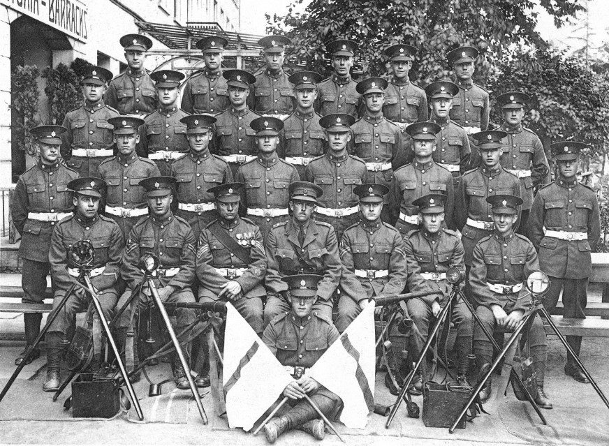 2nd Battalion Worcestershire Regiment - HQ Wing, Signallers men at Victoria Barracks, Bingen, Germany