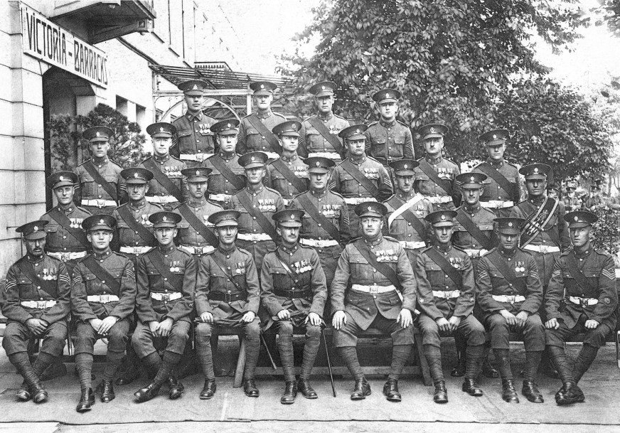 2nd Battalion Worcestershire Regiment - Sergeants at Victoria Barracks, Bingen, Germany (1928)