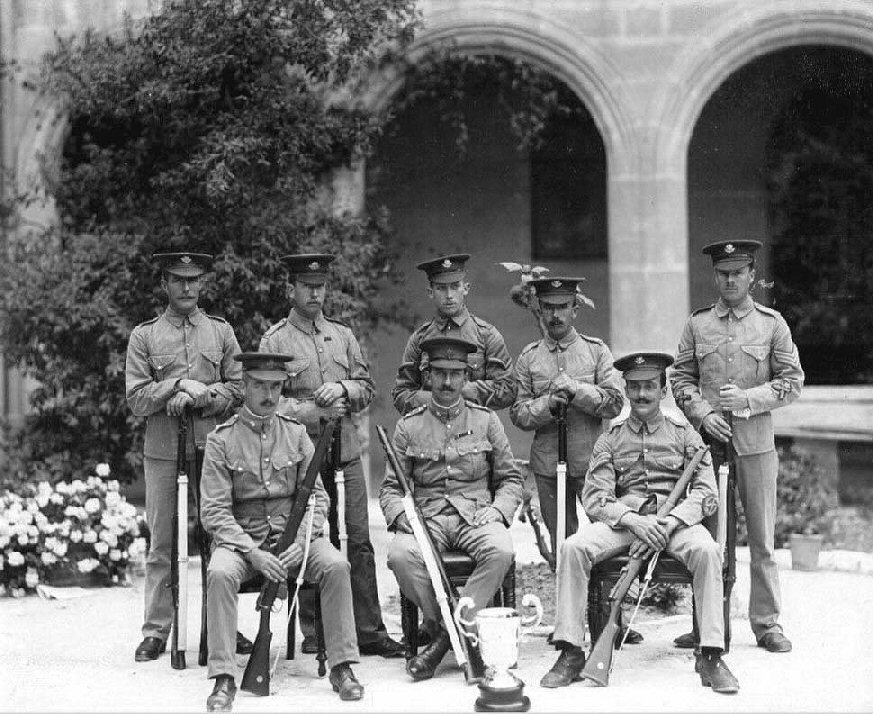4th Battalion Worcestershire Regimental - Rifle Shooting Cup Winners, Malta (1906/07)