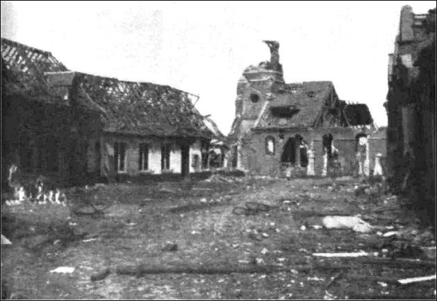 Damaged Church at Gheluvelt