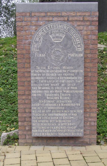 Gheluvelt Memorial move here in 1984