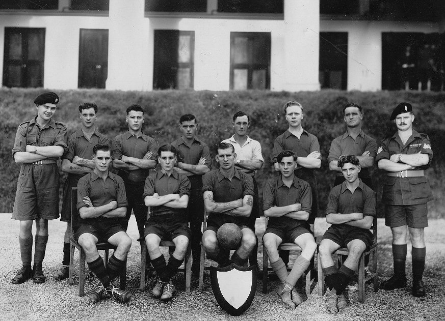 "B" Company, 1st Battalion Worcestershire Regiment - Winners of Kuala Selangor Football League 1951-1952