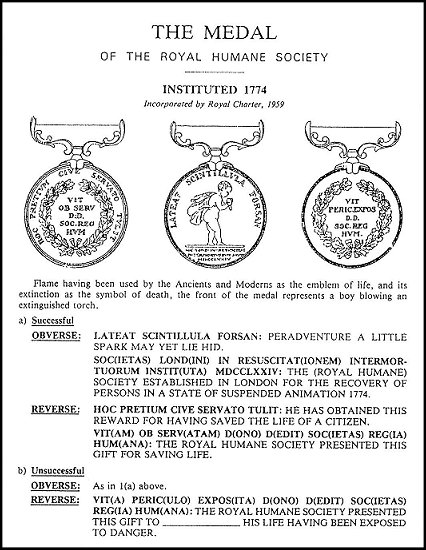 RHS Medal details