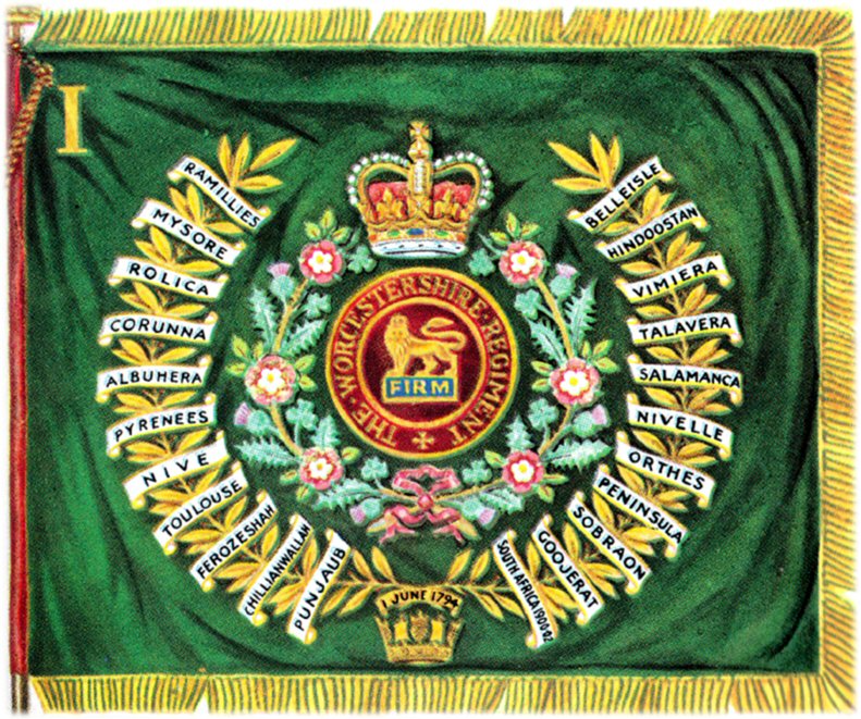 1st Battalion Worcestershire Regt. Colours