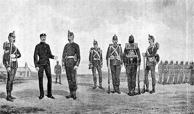 Worcestershire Regiment group 1878