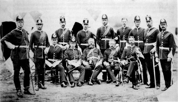 Worcestershire Militia Officers 1878