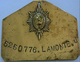 Pte. James Wilfred Lamonte