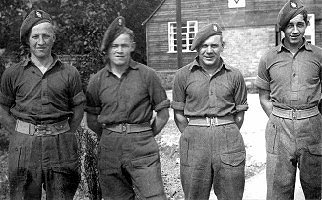 Pte. Niels Peter Madsen (left) - Oswestry (1946)