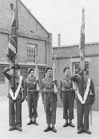 7th Battalion Worcestershire Colour Party (1950)