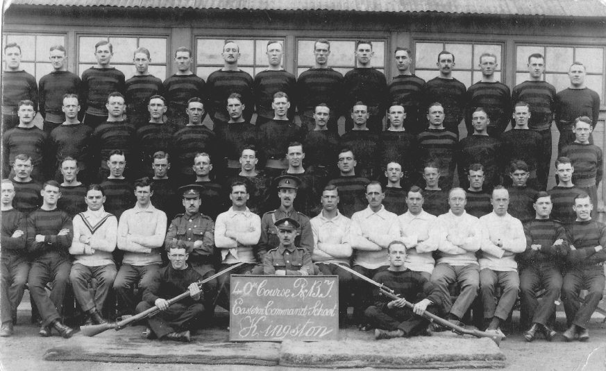 Private Charles M. Layland training