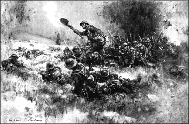 Lt. E. P. Bennnett at Transloy Ridges 1916