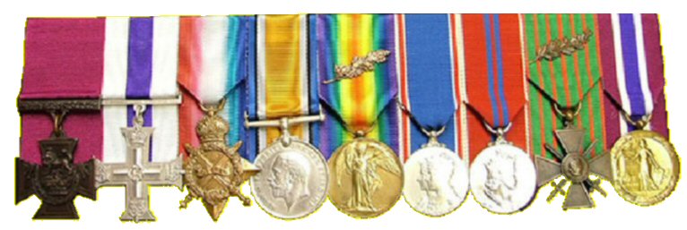 Lt. H. James medal group