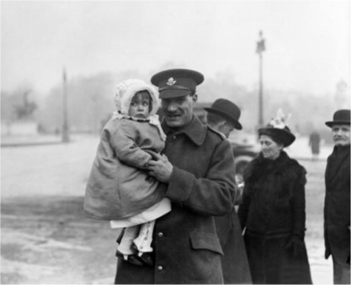 Tom Turrall and Daughter 1917