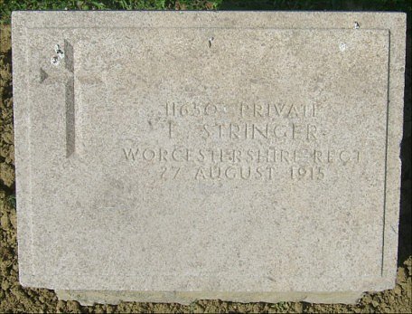 Private Ernest STRINGER (11650) war grave