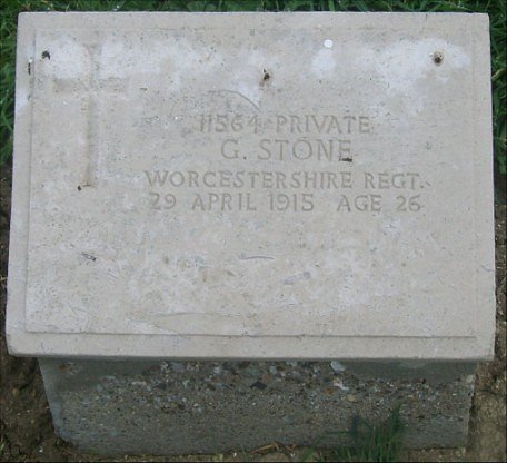 Private George STONE (11564) war grave