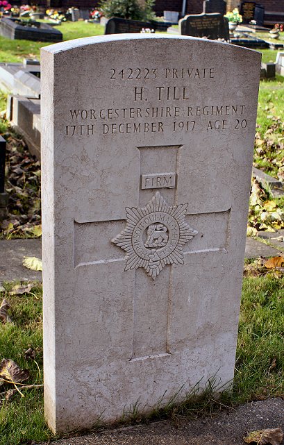 Private Harry TILL (242223) war grave