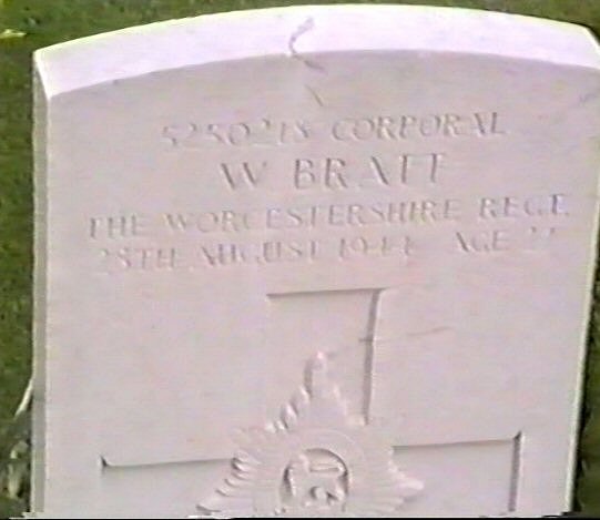 Corporal William BRATT (5250218) war grave