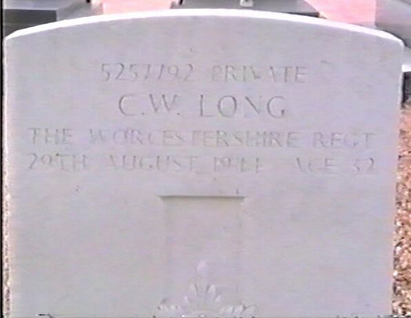 Private Charles Walter LONG (5257792) war grave