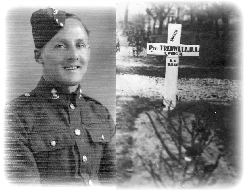 Private Horace Leslie Tredwell (1706670) grave