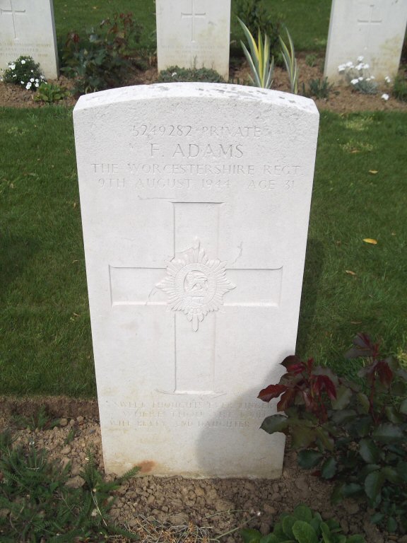 Private Frederick Adams (5249282) grave