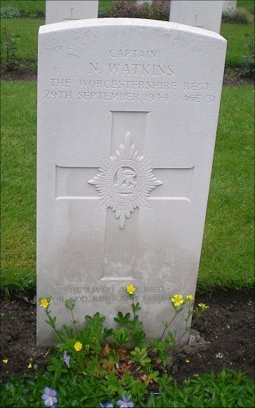 Captain Noel Watkins (174313) war grave