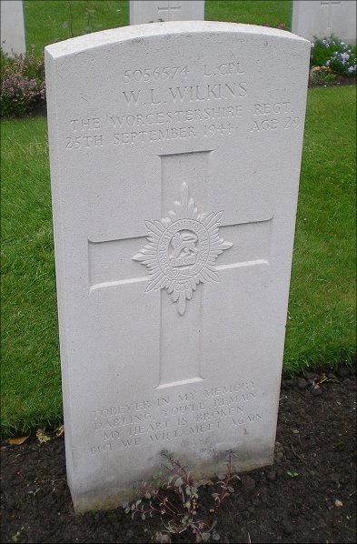 Lance Corporal William Leonard WILKINS (5056574) war grave