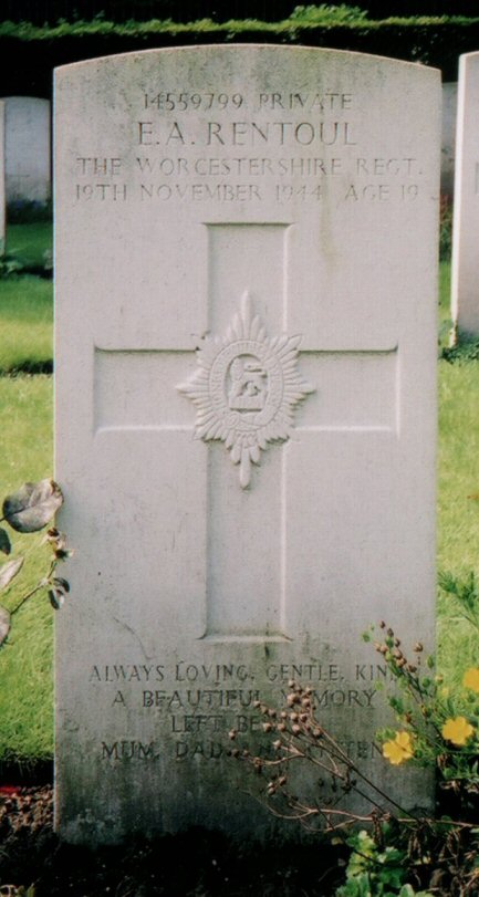 Private Edgar Alfred RENTOUL (14559799) war grave