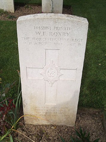 Private William Frank ROXBY (14438183) war grave