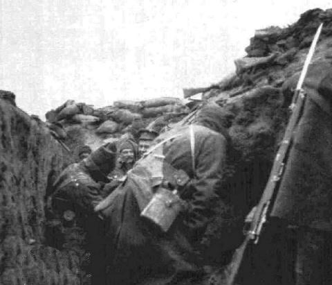 in "Port Arthur" Trenches